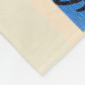 サンディエゴカリフォルニアヴィンテージ大文字はがき フリースブランケット (角)