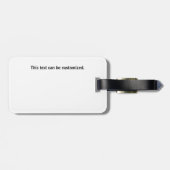 サンディエゴカリフォルニアヴィンテージ旅行はがき ラゲッジタグ (裏面横)