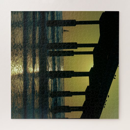 サンディエゴカリフォルニア海ビーチピア ジグソーパズル (横)