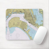 サンディエゴカリフォルニア航海のな港の図表のmousepad マウスパッド (マウス)
