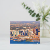 サンディエゴカリフォルニア航空ビュー ポストカード (スタンド正面)