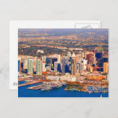 サンディエゴカリフォルニア航空ビュー ポストカード (正面/裏面)