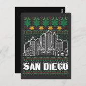 サンディエゴカリフォルニア醜いクリスマス ポストカード (正面/裏面)