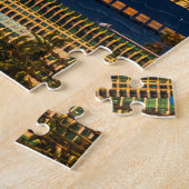 サンディエゴカリフォルニア風光明媚なパズルカリフォルニアアート ジグソーパズル (側面)