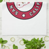 サンディエゴカリフォルニア キッチンタオル (折り畳み)