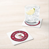 サンディエゴカリフォルニア スクエアペーパーコースター (インサイチュ)