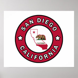 サンディエゴカリフォルニア ポスター