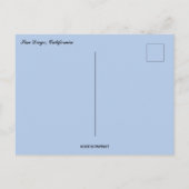 サンディエゴカリフォルニア ポストカード (裏面)