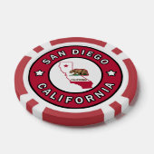 サンディエゴカリフォルニア ポーカーチップ (シングル)