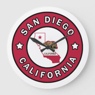 サンディエゴカリフォルニア ラージ壁時計