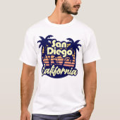 サンディエゴカリフォルニア Tシャツ (正面)