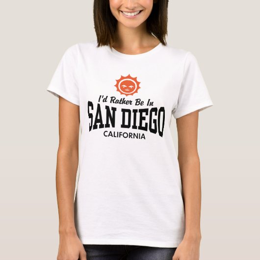 サンディエゴカリフォルニア Tシャツ (正面)