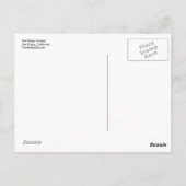 サンディエゴカリフォルニアLDSテンプル ポストカード (裏面)