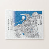 サンディエゴカリフォルニアUSAトラベルシティマップ ジグソーパズル (横)