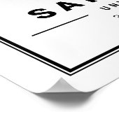 サンディエゴカリフォルニアUSAトラベルシティマップ ポスター (角)