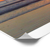 サンディエゴサンセットウィズサーファー ポスター (角)