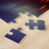 サンディエゴサンセットスカイライン ジグソーパズル (側面)