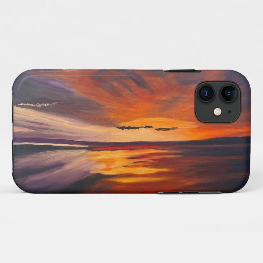 サンディエゴサンセット、オリジナルバイゲイリーポーリング Case-Mate iPhoneケース (裏面(横))