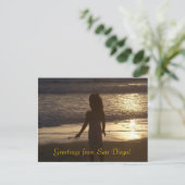 サンディエゴサンセット ポストカード (スタンド正面)