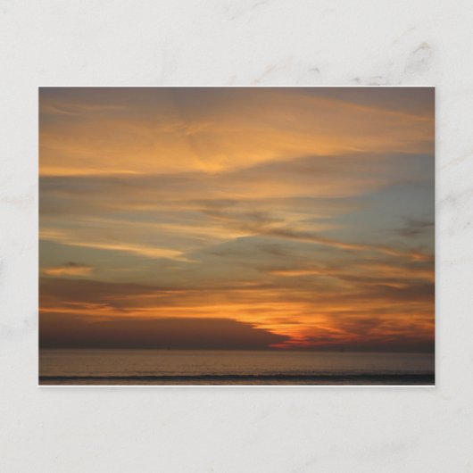 サンディエゴサンセット ポストカード (正面)