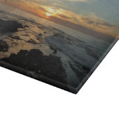 サンディエゴサンセットIカリフォルニアシースケープ カッティングボード (角)