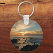 サンディエゴサンセットIカリフォルニアシースケープ キーホルダー (裏面)