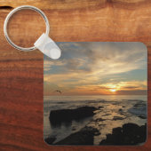 サンディエゴサンセットIカリフォルニアシースケープ キーホルダー (正面)
