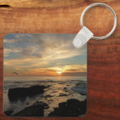 サンディエゴサンセットIカリフォルニアシースケープ キーホルダー (裏面)