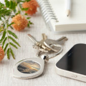 サンディエゴサンセットIカリフォルニアシースケープ キーホルダー (側面)