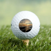 サンディエゴサンセットIカリフォルニアシースケープ ゴルフボール (インサイチュ 木)