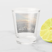 サンディエゴサンセットIカリフォルニアシースケープ ショットグラス (裏面)