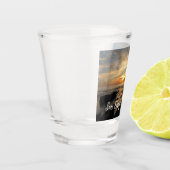 サンディエゴサンセットIカリフォルニアシースケープ ショットグラス (左)