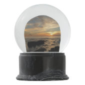 サンディエゴサンセットIカリフォルニアシースケープ スノーグローブ (裏面)