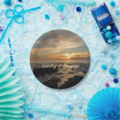 サンディエゴサンセットIカリフォルニアシースケープ ペーパープレート (パーティー)