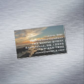 サンディエゴサンセットIカリフォルニアシースケープ マグネット名刺 (インサイチュ)