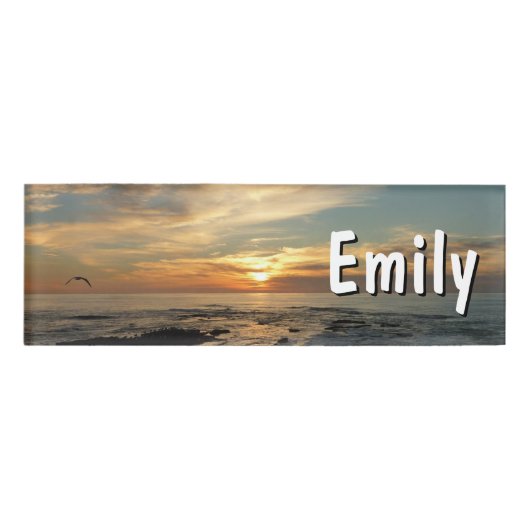 サンディエゴサンセットIカリフォルニアシースケープ 名札 (正面)