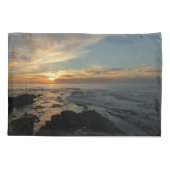 サンディエゴサンセットIカリフォルニアシースケープ 枕カバー (裏面)