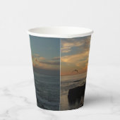 サンディエゴサンセットIカリフォルニアシースケープ 紙コップ (右)