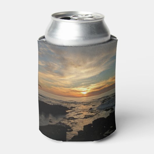 サンディエゴサンセットIカリフォルニアシースケープ 缶クーラー (缶正面)