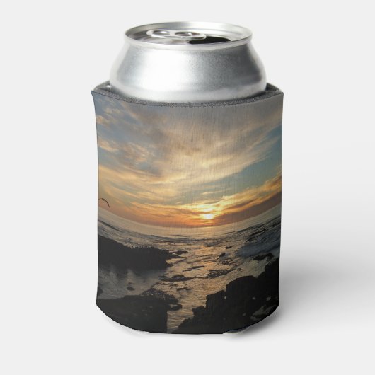 サンディエゴサンセットIカリフォルニアシースケープ 缶クーラー (缶裏面)