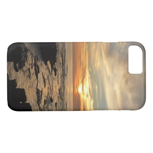 サンディエゴサンセットIカリフォルニアシースケープ Case-Mate iPhoneケース (裏面(横))