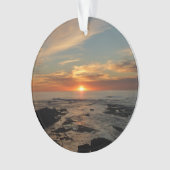 サンディエゴサンセットIIカリフォルニアシースケープ オーナメント (正面)