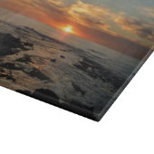 サンディエゴサンセットIIカリフォルニアシースケープ カッティングボード (角)