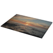 サンディエゴサンセットIIカリフォルニアシースケープ カッティングボード (角)