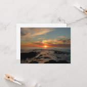 サンディエゴサンセットIIカリフォルニアシースケープ カード (正面/裏面インサイチュ)