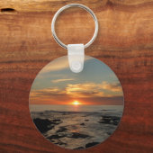 サンディエゴサンセットIIカリフォルニアシースケープ キーホルダー (正面)