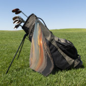 サンディエゴサンセットIIカリフォルニアシースケープ ゴルフタオル (グリーン)