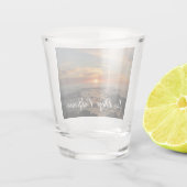 サンディエゴサンセットIIカリフォルニアシースケープ ショットグラス (裏面)