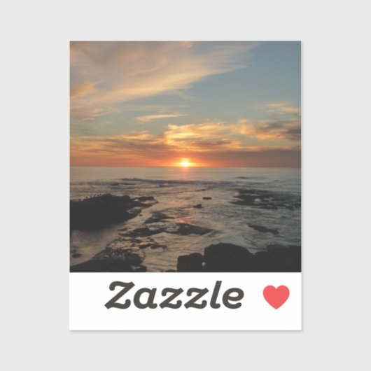 サンディエゴサンセットIIカリフォルニアシースケープ シール (シート)