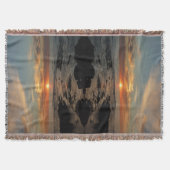 サンディエゴサンセットIIカリフォルニアシースケープ スローブランケット (正面)